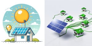 energía solar para ahorro del consumo de energía