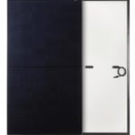 Vista front-back placa solar de 420W FuturaSun Zebra 420W Full Black