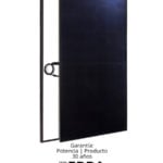 Vista frontal placa solar de 420W FuturaSun Zebra 420W Full Black