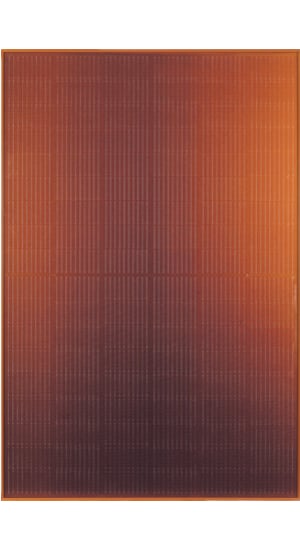 Placa solar de color teja naranja FuturaSun Silk Nova Orange