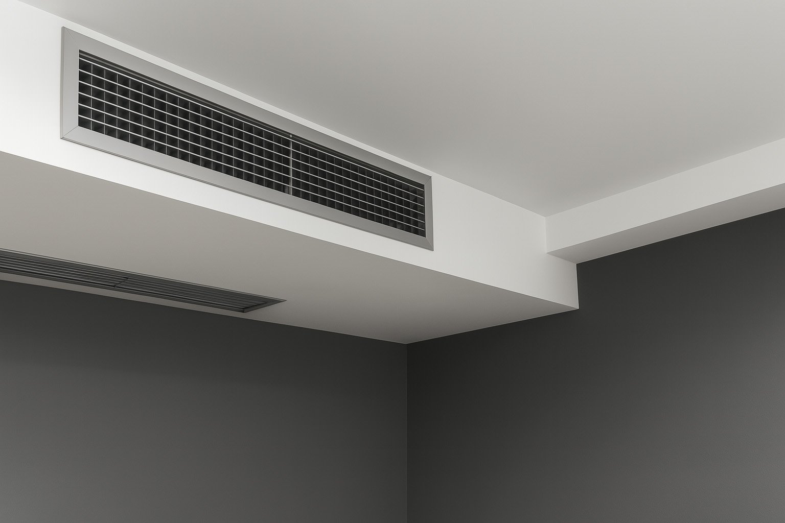 rejilla de ventilación de los conductos de aerotermia
