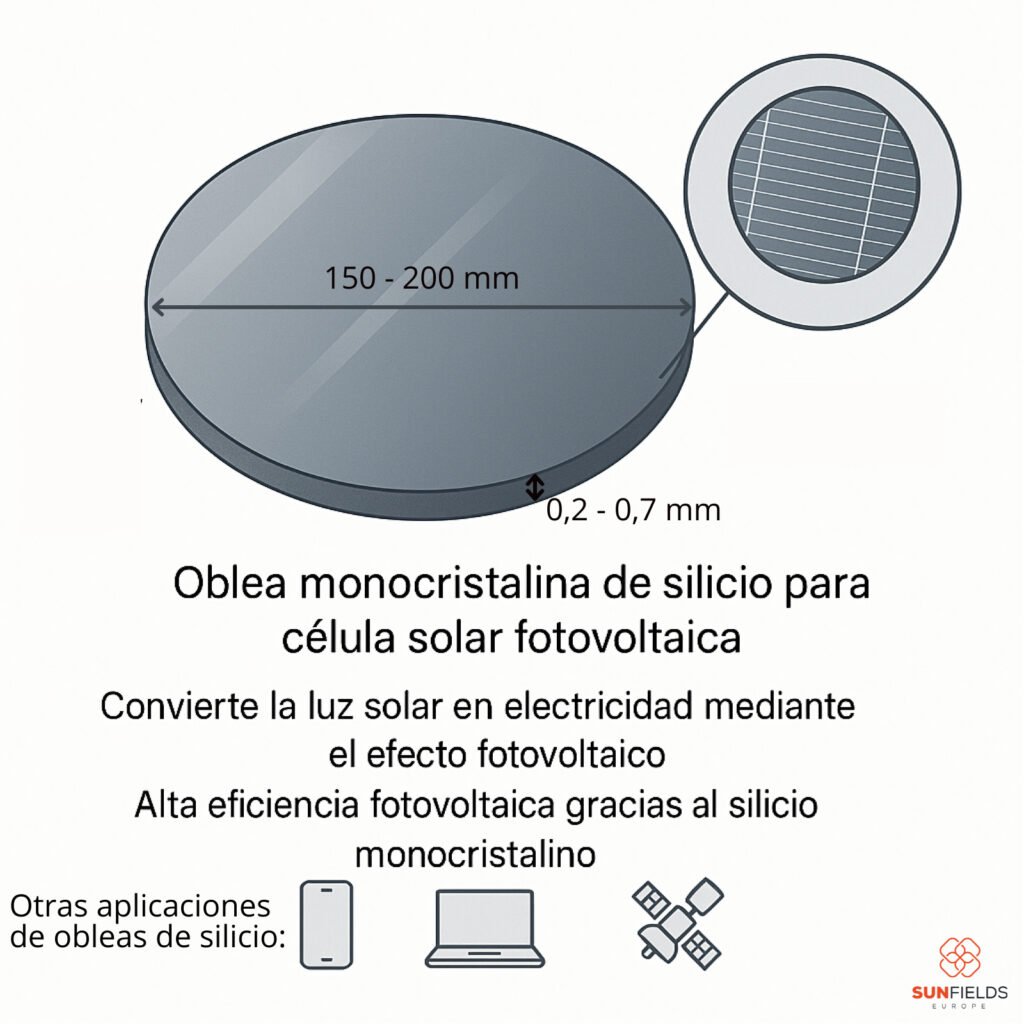 Oblea de silicio