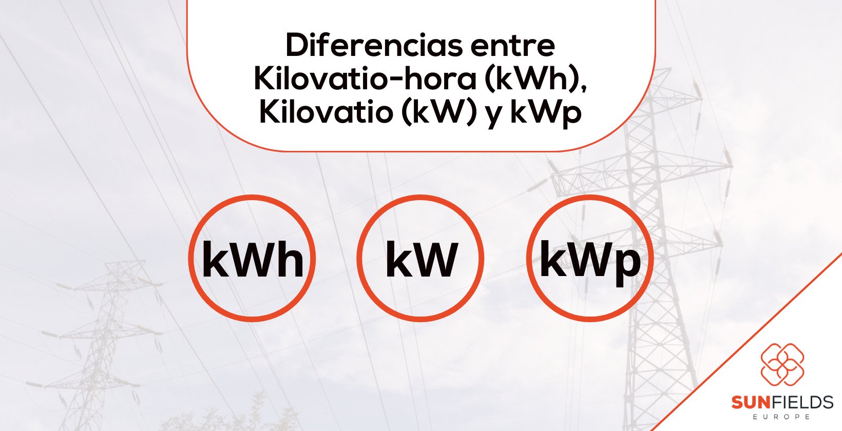 kW, kWh, y kWp