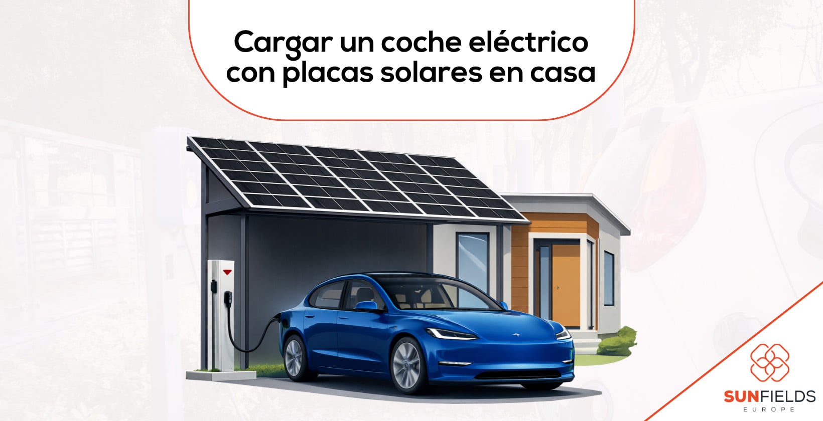 Recargar coche eléctrico con paneles solares