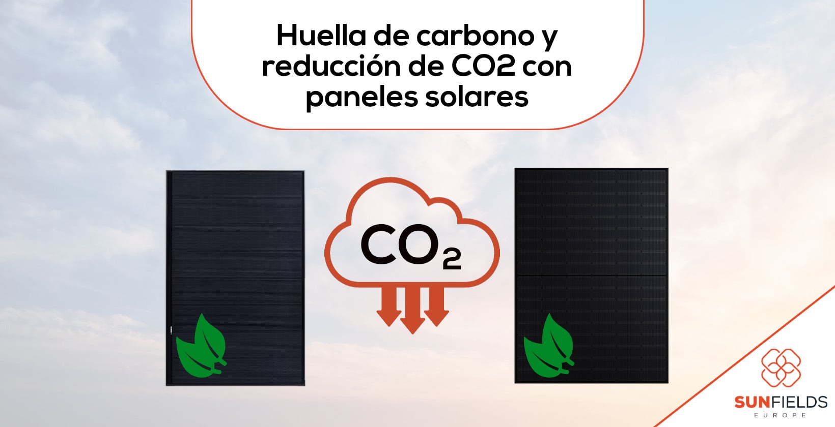 huella de carbono de paneles solares