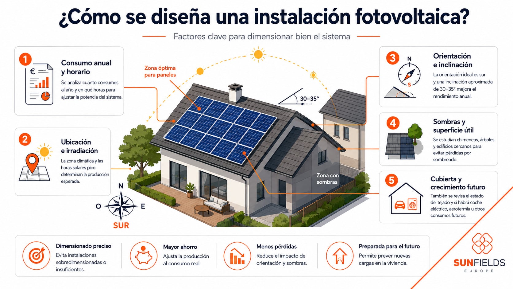 Dimensionamiento de las instalaciones fotovoltaicas